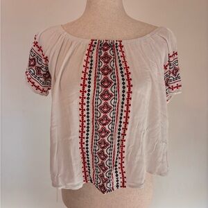 Jolt Medium Embroidered Bohemian Blouse